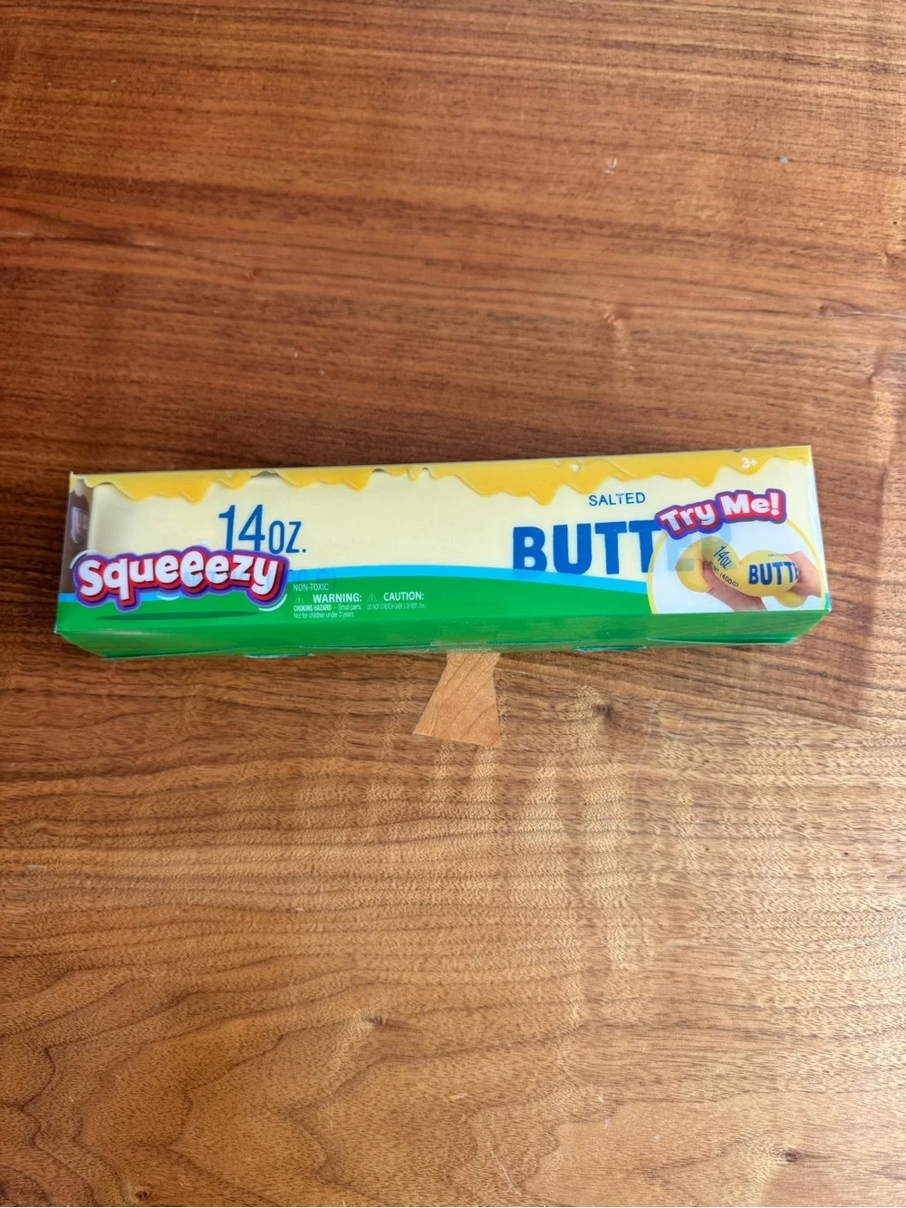 Viral Squeeezy Salted Butter 14oz Jumbo Squishy Sensory Toy NWT